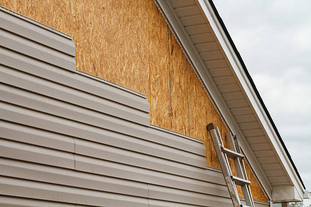 Professional Siding Contractor technician working in Springfield, IL